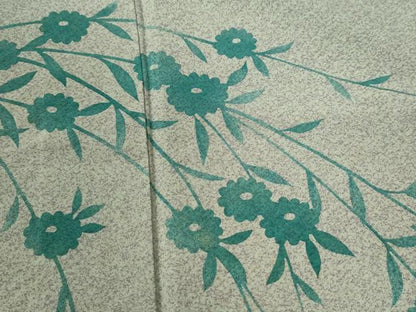 平和屋着物●訪問着　作家物　枝菊文　正絹　逸品　CABC6568yc
