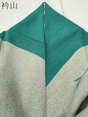 平和屋着物●訪問着　作家物　枝菊文　正絹　逸品　CABC6568yc