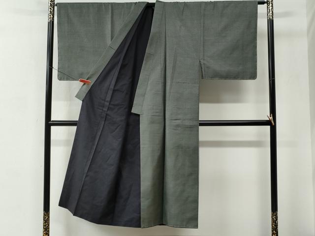 平和屋着物●男性 本場大島紬 アンサンブル 100亀甲 総詰め 正絹 逸品 未使用 CABC6573yc
