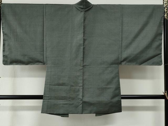 平和屋着物●男性 本場大島紬 アンサンブル 100亀甲 総詰め 正絹 逸品 未使用 CABC6573yc