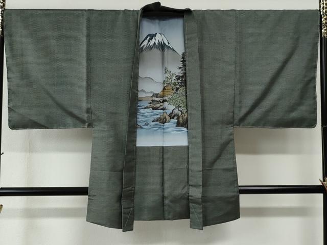 平和屋着物●男性 本場大島紬 アンサンブル 100亀甲 総詰め 正絹 逸品 未使用 CABC6573yc