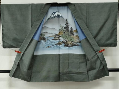平和屋着物●男性 本場大島紬 アンサンブル 100亀甲 総詰め 正絹 逸品 未使用 CABC6573yc