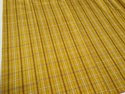 平和屋着物●無形文化財　本場黄八丈　近藤傳　草木染　手織　紬　正絹　逸品　CABC6577yc