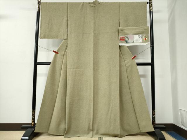 平和屋着物●本場加賀友禅作家 杉浦伸 小紋 霞文 正絹 逸品 未使用 CABC6589yc