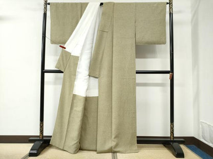 平和屋着物●本場加賀友禅作家 杉浦伸 小紋 霞文 正絹 逸品 未使用 CABC6589yc