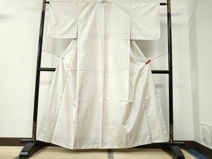 平和屋着物●本場大島紬　白大島　吉祥文　正絹　逸品　未使用　CABC6591yc