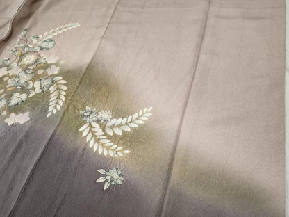 平和屋着物●訪問着　辻が花　絞り　暈し染め　金彩　正絹　逸品　CABC6593yc