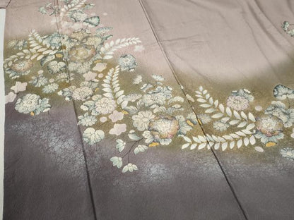 平和屋着物●訪問着　辻が花　絞り　暈し染め　金彩　正絹　逸品　CABC6593yc