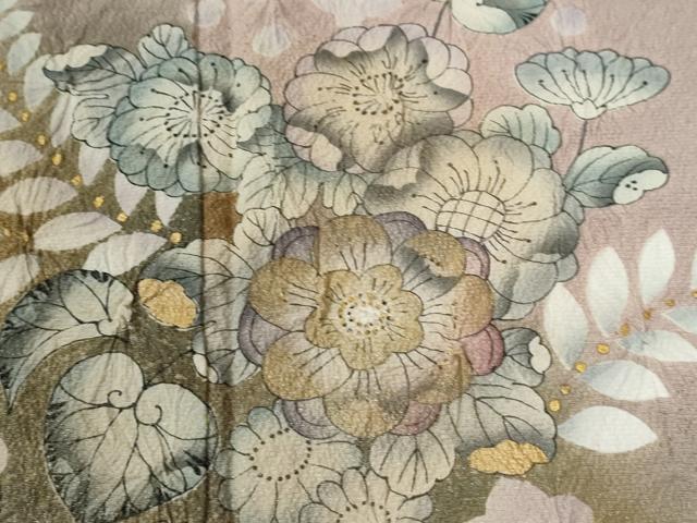 平和屋着物●訪問着　辻が花　絞り　暈し染め　金彩　正絹　逸品　CABC6593yc