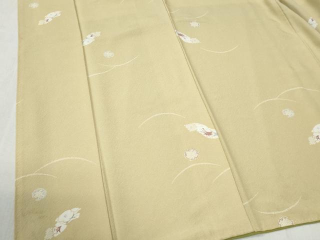 平和屋着物●上質な小紋　地紙雪輪吉祥文　正絹　逸品　CABC6602yc