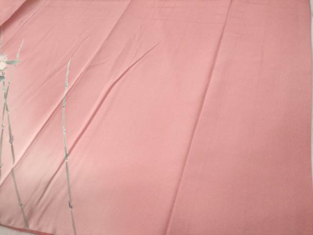 平和屋着物●訪問着　友禅　枝花文　暈し染め　正絹　逸品　CABC6605yc