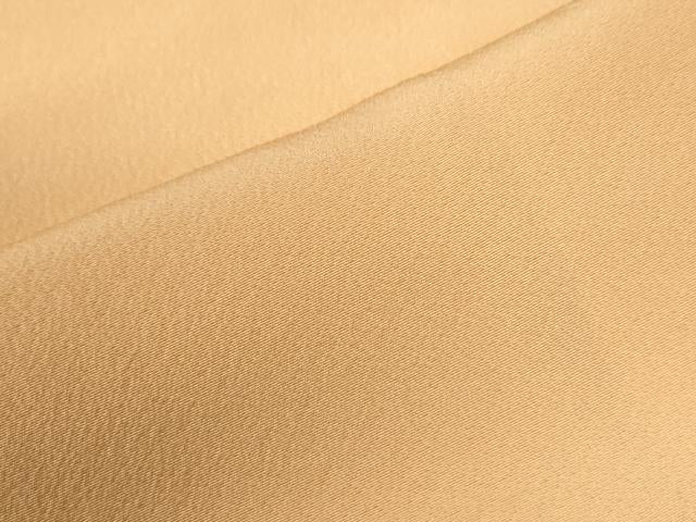 平和屋着物●上質な色無地　萱草色　ロング丈　正絹　逸品　CABC6610yc