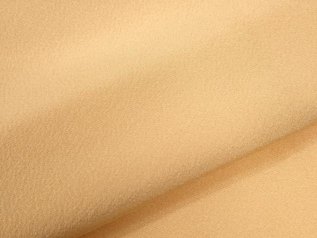 平和屋着物●上質な色無地　萱草色　ロング丈　正絹　逸品　CABC6610yc