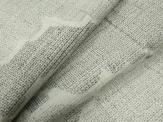平和屋着物●本場結城紬　重要無形文化財　100亀甲　雲重ね文　正絹　逸品　CABC6615yc
