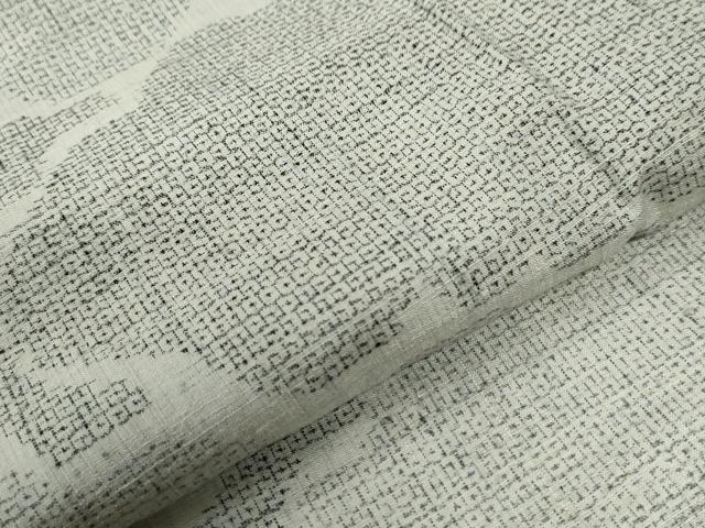 平和屋着物●本場結城紬　重要無形文化財　100亀甲　雲重ね文　正絹　逸品　CABC6615yc
