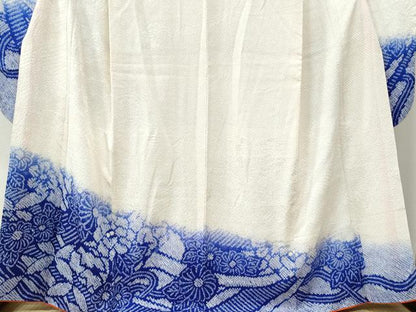 平和屋着物●豪華振袖　総絞り　草花文　正絹　逸品　CABC6622yc