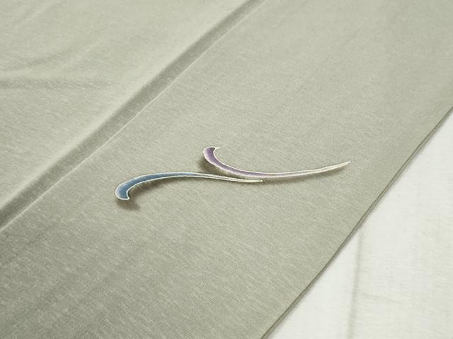平和屋着物●訪問着　作家物　花唐草文　暈し染め　正絹　逸品　CABC6624yc