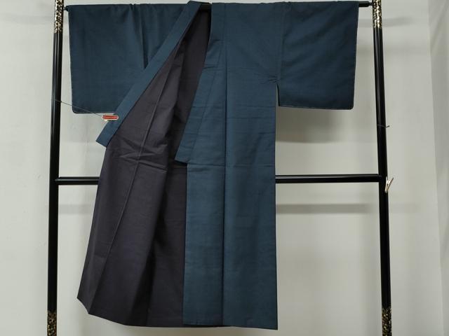 平和屋着物●男性　本場大島紬　アンサンブル　100亀甲　総詰め　正絹　逸品　未使用　CABC6630yc