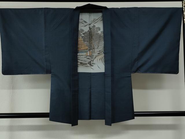 平和屋着物●男性　本場大島紬　アンサンブル　100亀甲　総詰め　正絹　逸品　未使用　CABC6630yc
