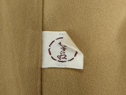 平和屋着物●訪問着　松葉　松ぼっくり　金彩　銀座せきね　正絹　逸品　CABC6632yc