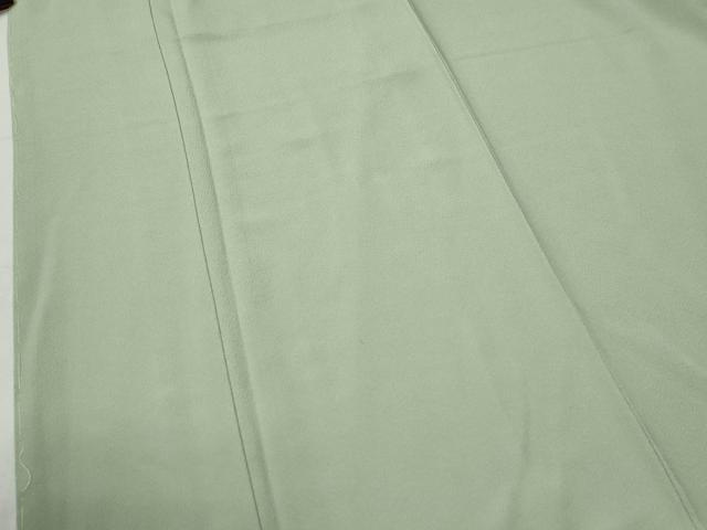 平和屋着物●上質な色無地　裏葉柳色　正絹　逸品　CABC6634yc