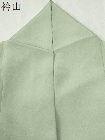 平和屋着物●上質な色無地　裏葉柳色　正絹　逸品　CABC6634yc