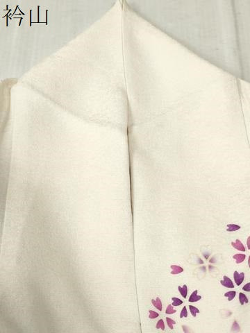 平和屋着物●豪華振袖　舞桜文　ラメ糸　暈し染め　金彩　正絹　逸品　CABC6645yc