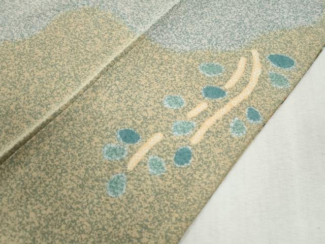 平和屋着物●訪問着　吉祥花車文　金銀彩　ロング丈　正絹　逸品　CABC6647yc