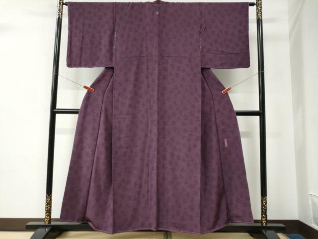 平和屋着物●重要無形文化財　人間国宝　中村勇二郎　江戸小紋　国宝平等院雲中供養菩薩五十二　正絹　逸品　未使用　CABC6648yc