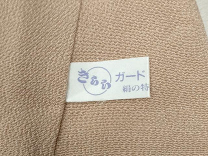平和屋着物●名門・上野家　四代目 上野真(二代目 上野為二)　訪問着　松竹梅風景文　暈し染め　鬼しぼ縮緬　正絹　逸品　CABC6655yc