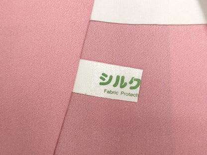 平和屋着物●豪華振袖　絞り　花蝶文　暈し染め　銀通し地　正絹　逸品　CABC6662yc