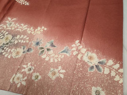 平和屋着物●訪問着　辻が花　絞り　暈し染め　正絹　逸品　CABC6676yc