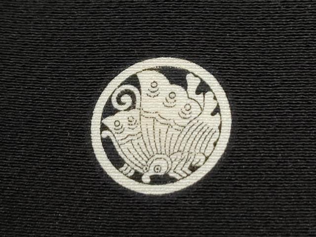 平和屋着物●創業460年・千總　黒留袖　駒刺繍　束ね熨斗宝尽くし吉祥花文　金彩　正絹　逸品　未使用　CABC6679yc