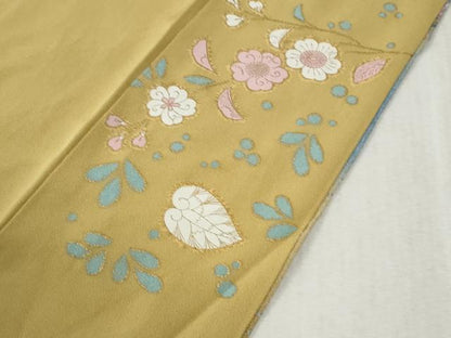 平和屋着物●訪問着　辻が花　暈し染め　金彩　正絹　逸品　CABC6696yc
