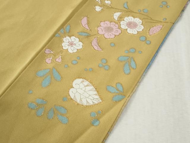 平和屋着物●訪問着　辻が花　暈し染め　金彩　正絹　逸品　CABC6696yc
