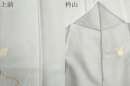 平和屋着物●訪問着　桐花唐草文　暈し染め　金彩　正絹　逸品　CABC6698yc