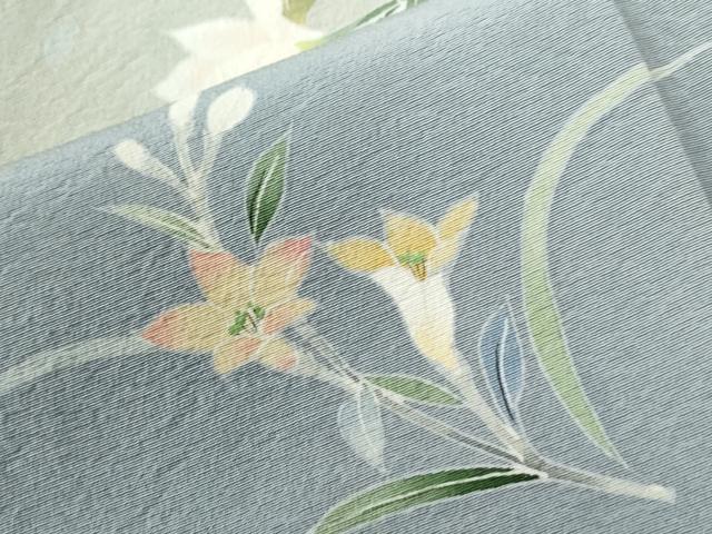 平和屋着物●訪問着　友禅　作家物　花蝶文　暈し染め　正絹　逸品　CABC6711yc