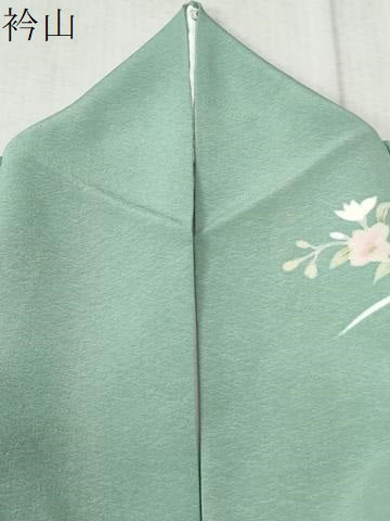 平和屋着物●訪問着　友禅　作家物　花蝶文　暈し染め　正絹　逸品　CABC6711yc