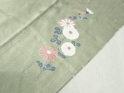 平和屋着物●訪問着　鬘帯吉祥花蝶文　金彩　正絹　逸品　CABC6714yc