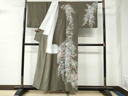 平和屋着物●訪問着　辻が花　金彩　正絹　逸品　CABC6716yc