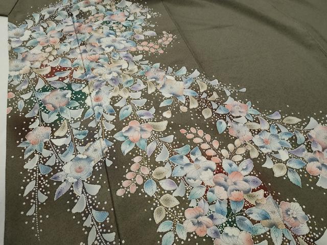平和屋着物●訪問着　辻が花　金彩　正絹　逸品　CABC6716yc
