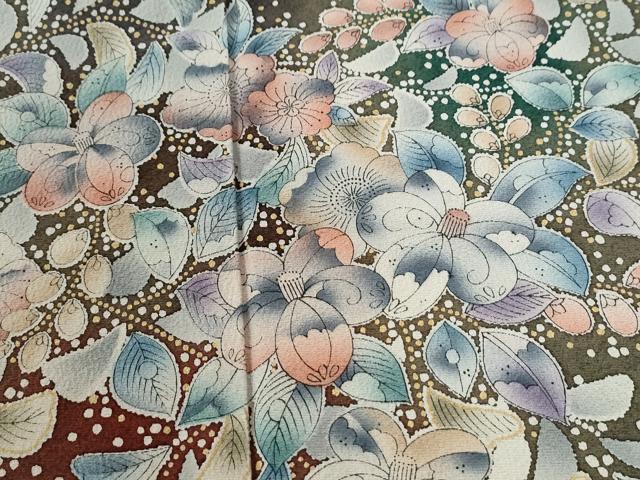平和屋着物●訪問着　辻が花　金彩　正絹　逸品　CABC6716yc