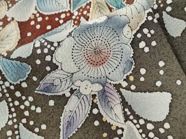 平和屋着物●訪問着　辻が花　金彩　正絹　逸品　CABC6716yc