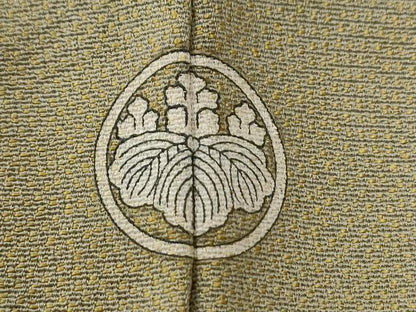 平和屋着物●本草木染作家　圓啓　江戸小紋　鮫小紋柄　正絹　逸品　未使用　CABC6718yc