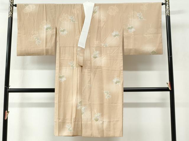 平和屋着物●長襦袢　無双仕立て　南天蔦の葉文　やまと誂製　正絹　逸品　未使用　CABC6721yc