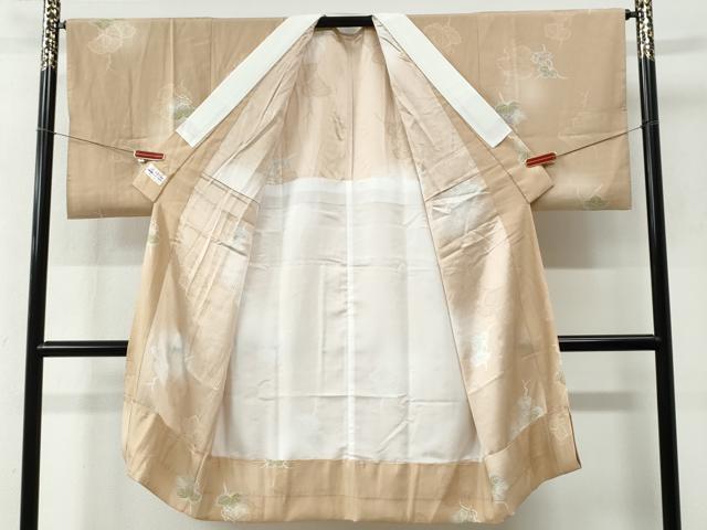 平和屋着物●長襦袢　無双仕立て　南天蔦の葉文　やまと誂製　正絹　逸品　未使用　CABC6721yc