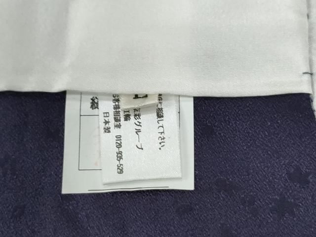 平和屋着物●訪問着 辻が花 暈し染め 銀通し地 ロング丈 正絹 逸品 未使用 CABC6723yc