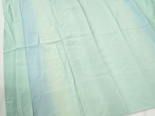 平和屋着物●長襦袢 袷 霞文 暈し染め 半衿刺繍 正絹 逸品 未使用 CABC6728yc