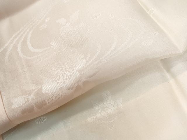 平和屋着物●長襦袢　無双仕立て　流水橘舞桜地紋　暈し染め　正絹　逸品　CABC6744yc