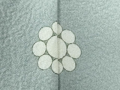 平和屋着物●上質な色無地　秘色色　正絹　逸品　CABC6751yc